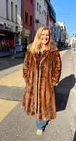 Golgen Mink Fur Coat - L-XL