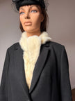White Mink Fur Collar