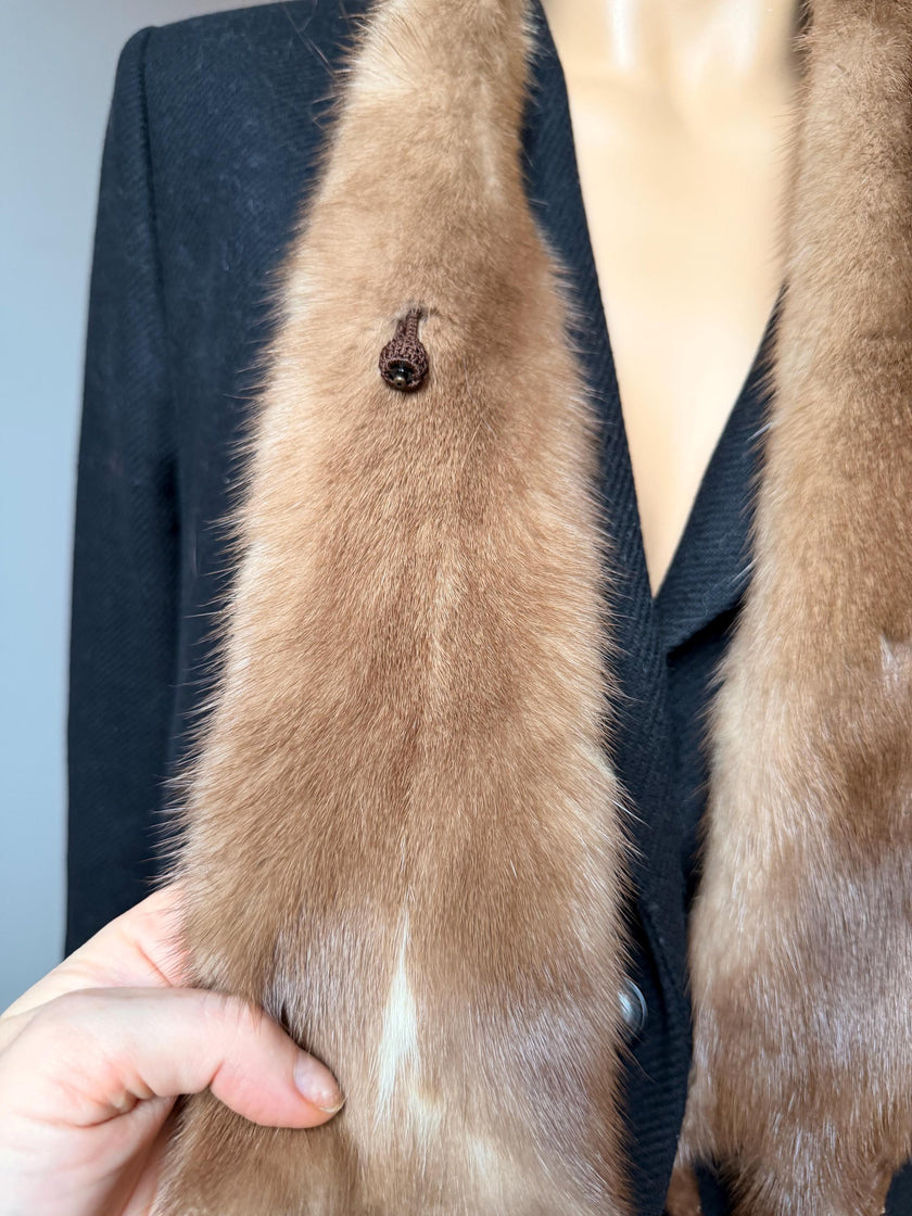 Pastel Mink Fur Stole
