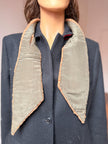 Beige Karakul Fur Scarf