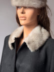 Sapphire Mink Fur Collar