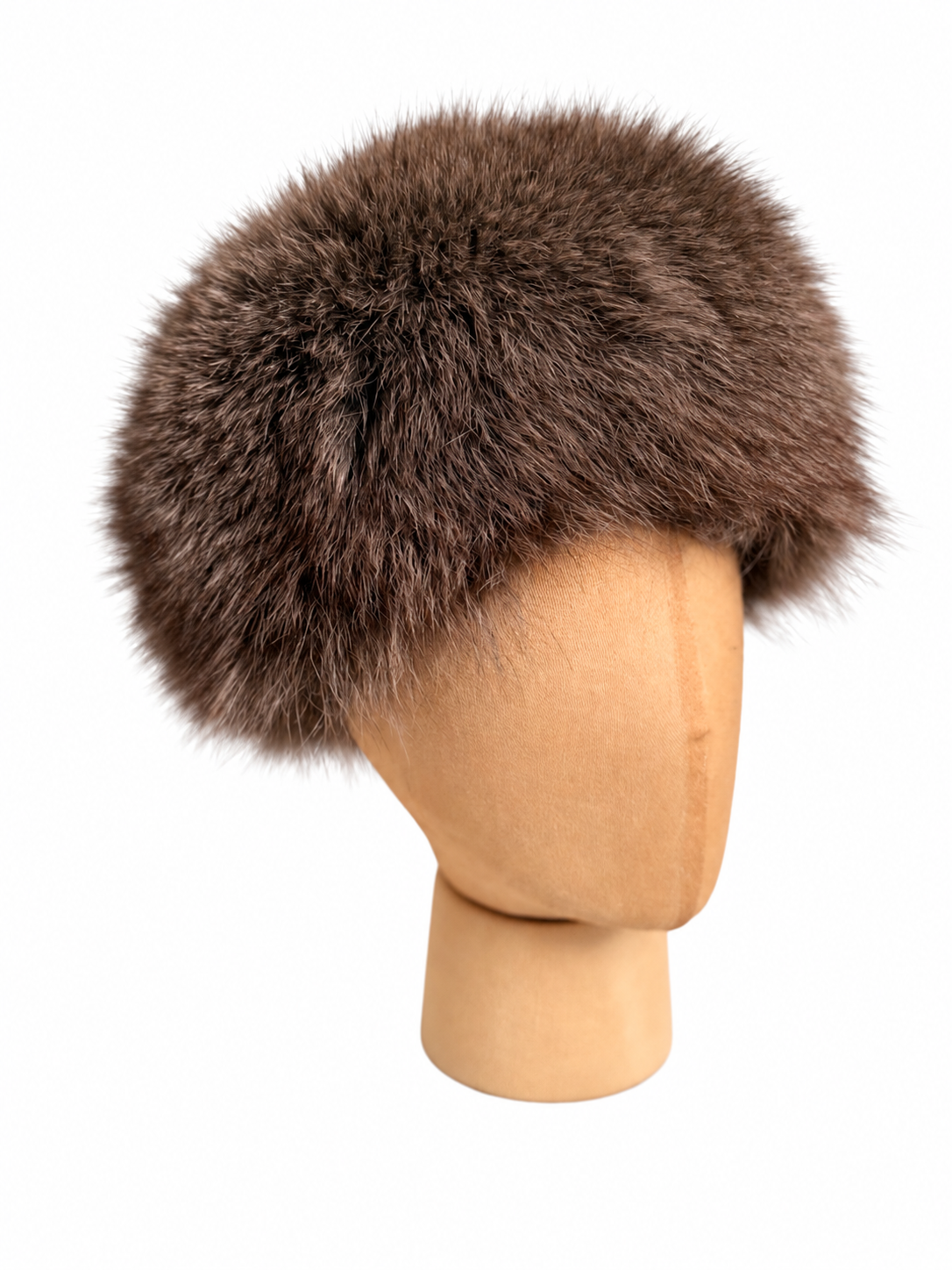 Brown Fox Fur Hat