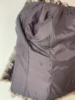 Grey Goat Fur Jacket - S