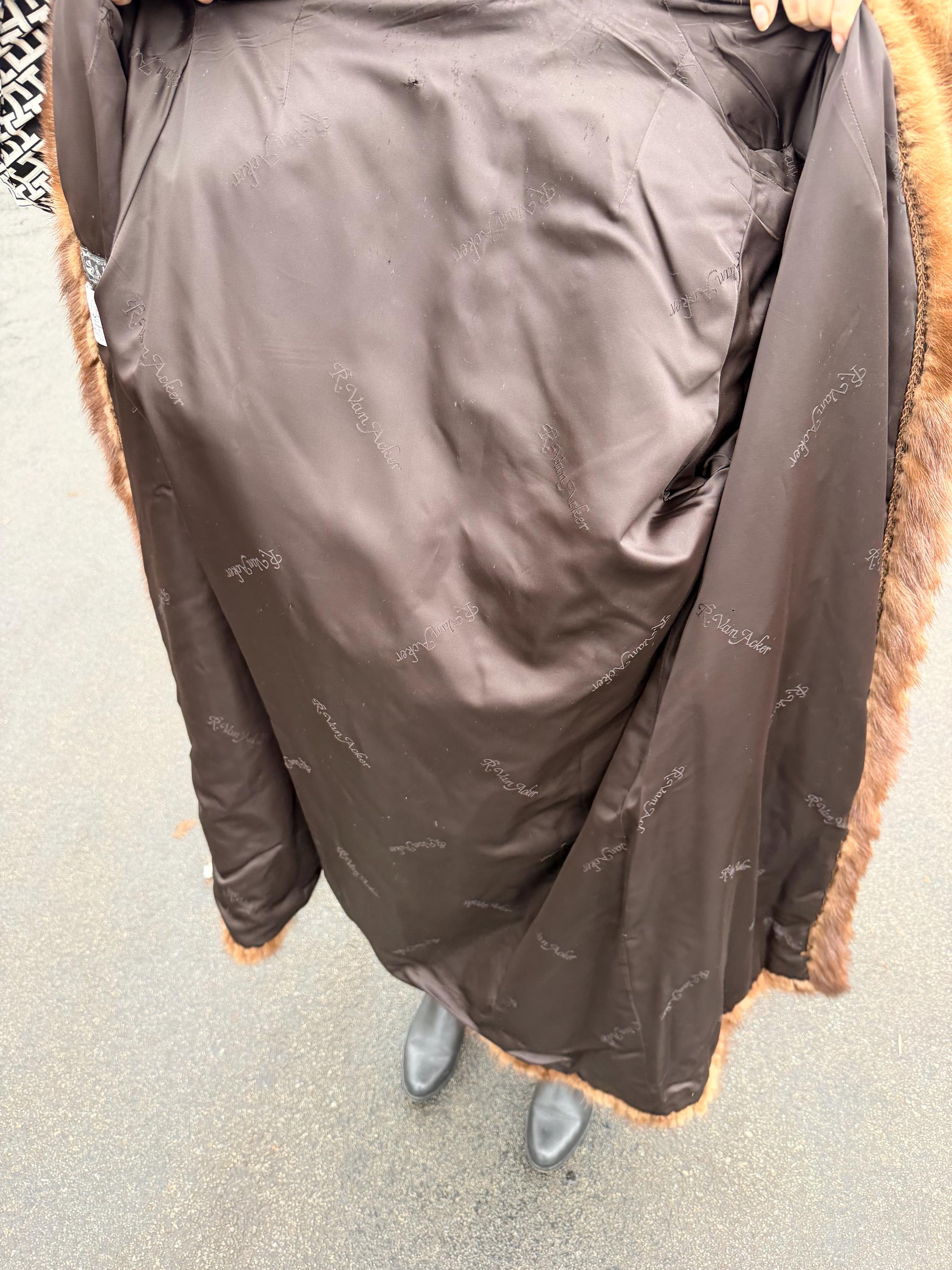 Golgen Mink Fur Coat - L-XL