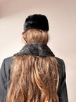 Black Beaver Fur Collar