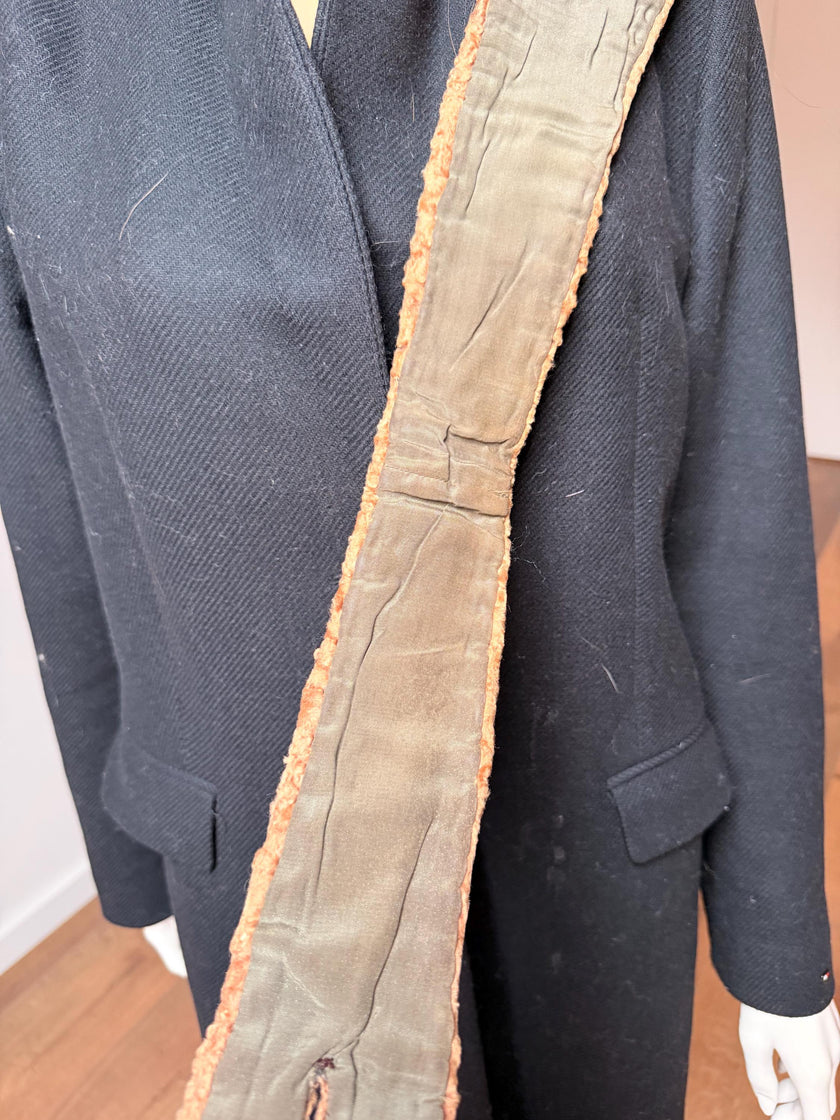Beige Karakul Fur Scarf