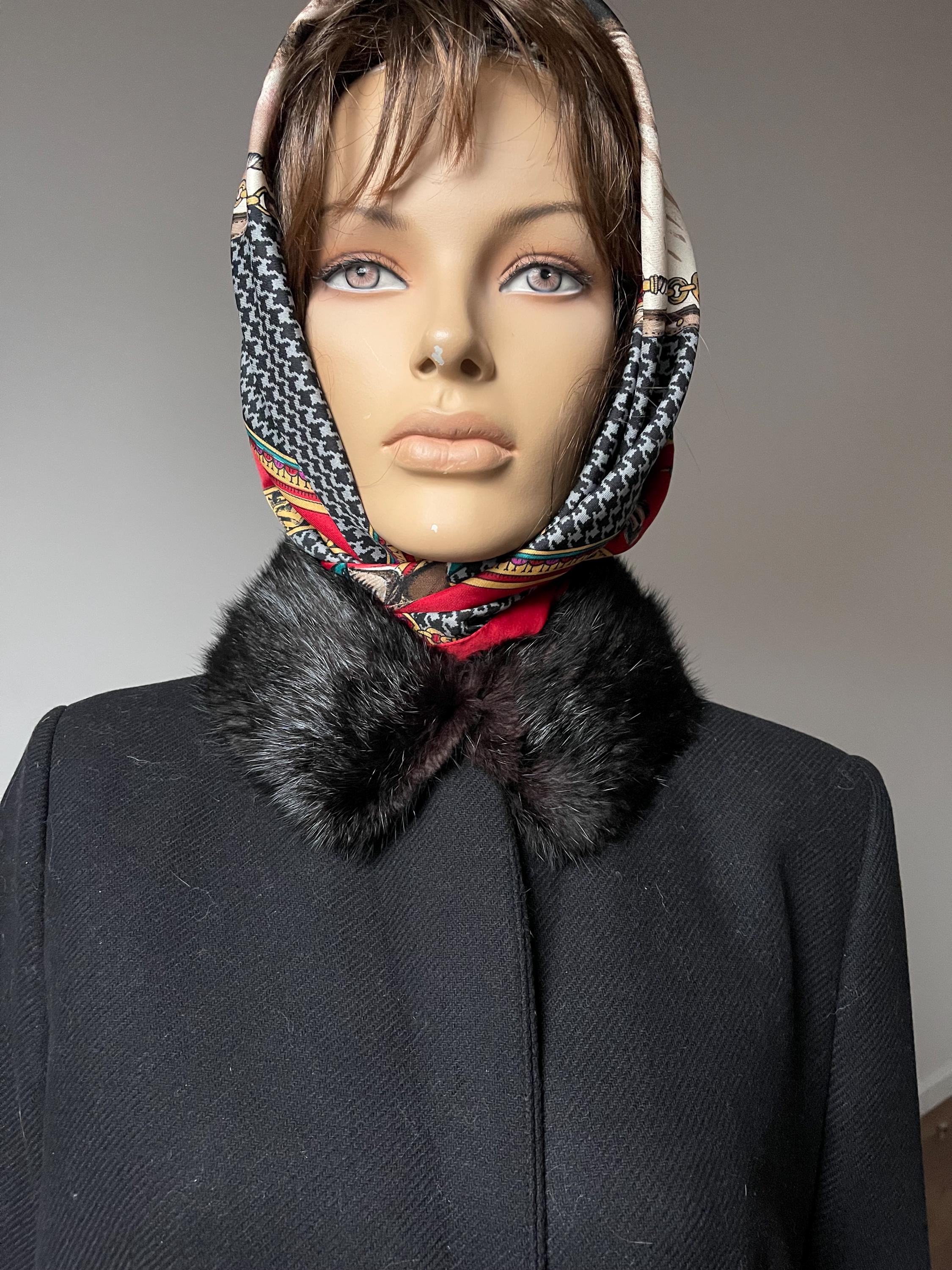 Brown Mink Fur Collar