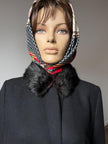 Brown Mink Fur Collar