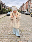 White Fox Fur Jacket - M