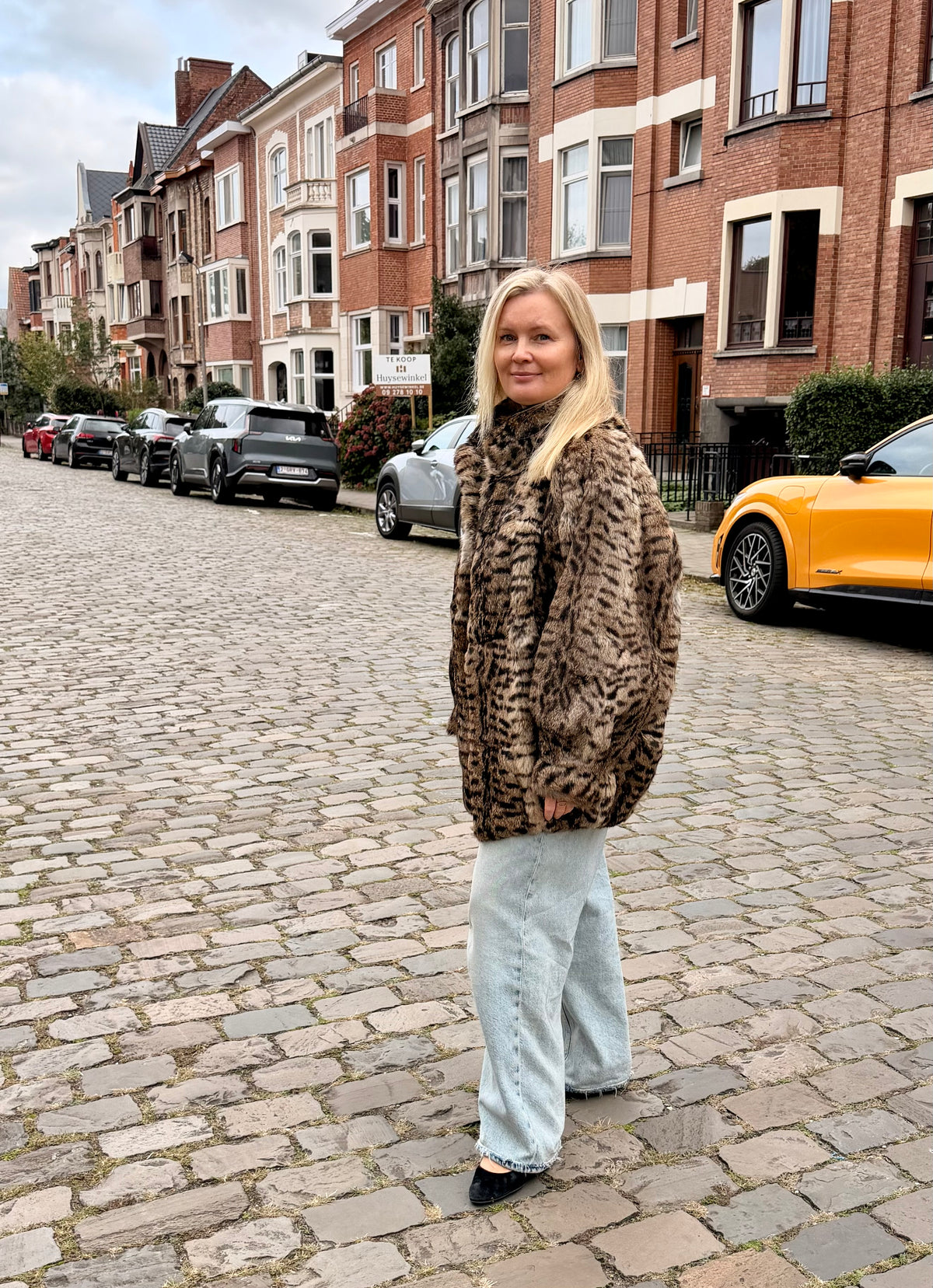Leopard Print Rabbit Jacket - M-XL