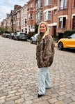 Leopard Print Rabbit Jacket - M-XL