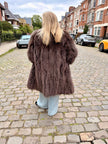 Long Fox Vintage Coat- M-L