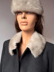 Sapphire Mink Fur Collar
