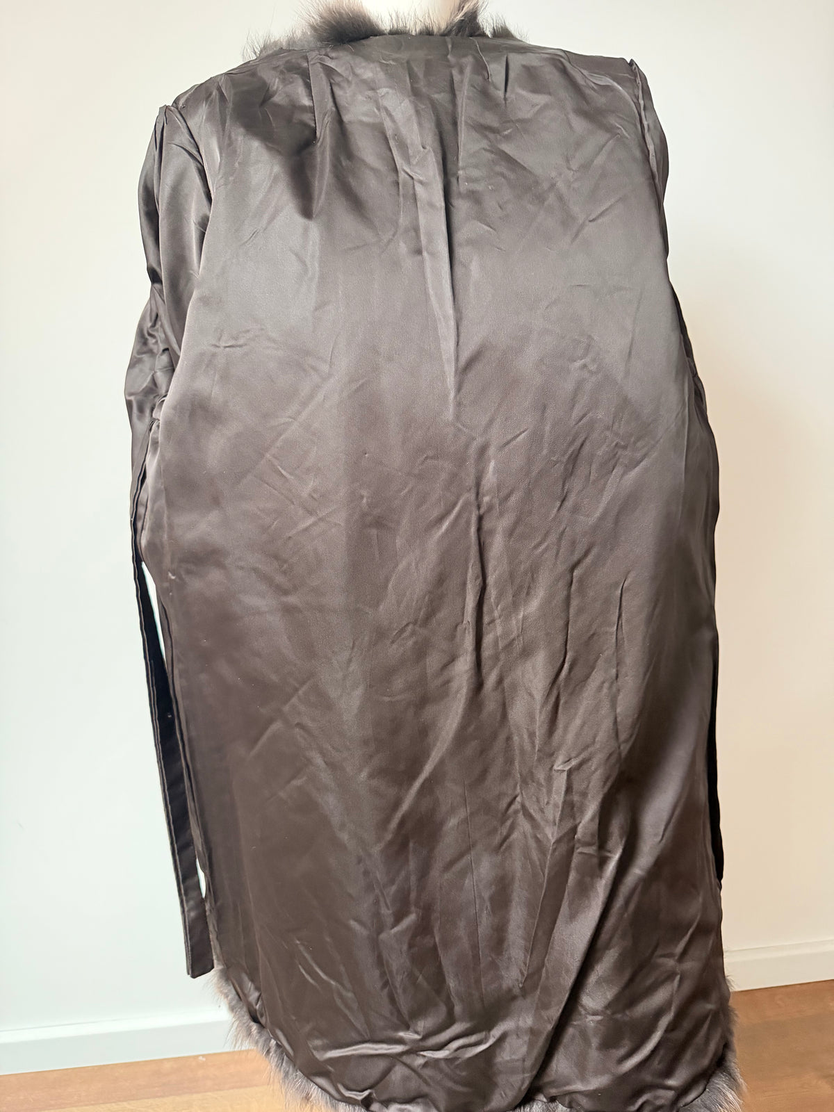 Long Fox Vintage Coat- M-L
