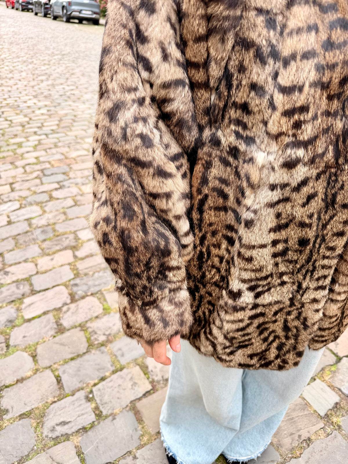 Leopard Print Rabbit Jacket - M-XL