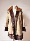 Fur Lined Parka Jacket - M-L