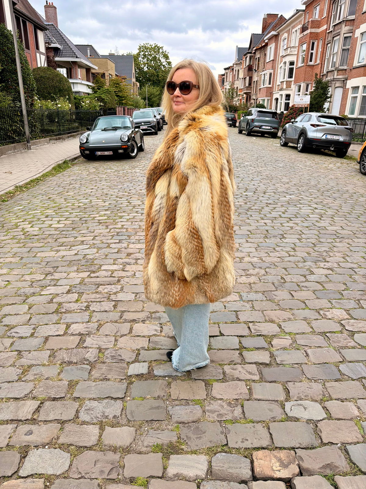 Red Fox Men's Fur Coat