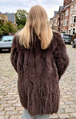 Long Fox Vintage Coat- M-L