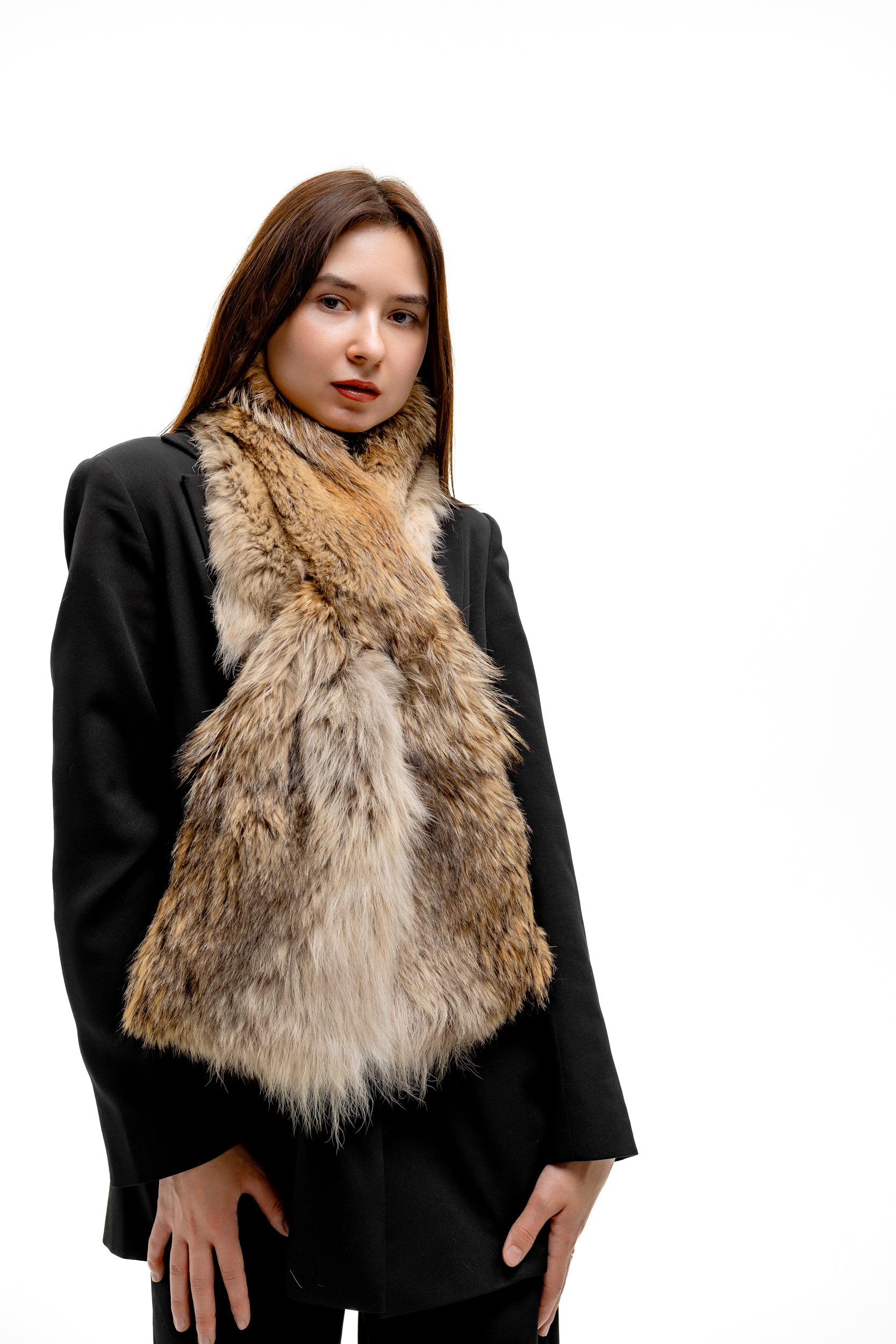 Coyote Fur Scarf