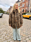 Leopard Print Rabbit Jacket - M-XL