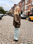 Leopard Print Rabbit Jacket - M-XL