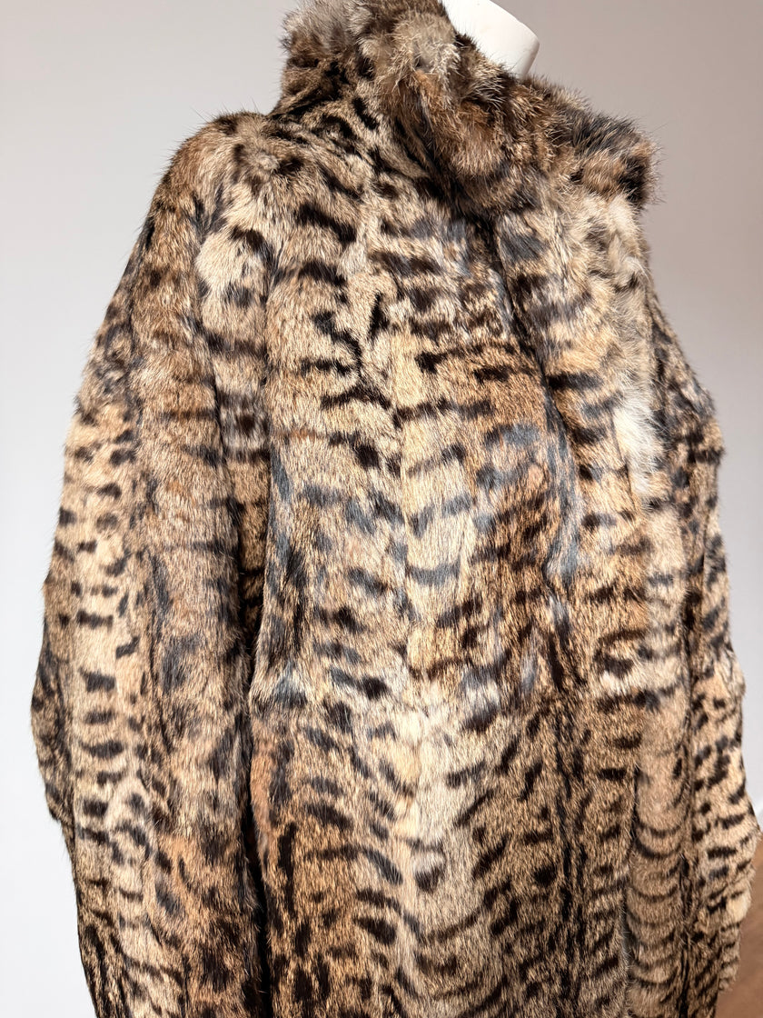 Leopard Print Rabbit Jacket - M-XL