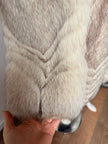 White Fox Fur Jacket - M