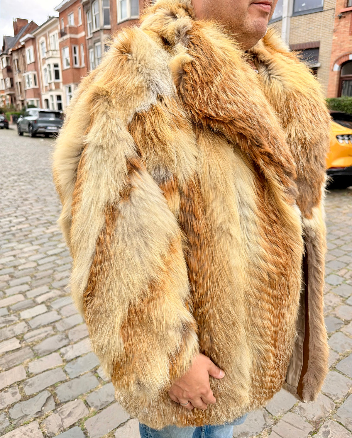 Red Fox Men's Fur Coat