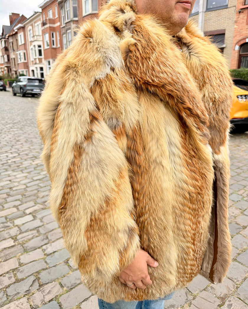 Red Fox Men's Fur Coat