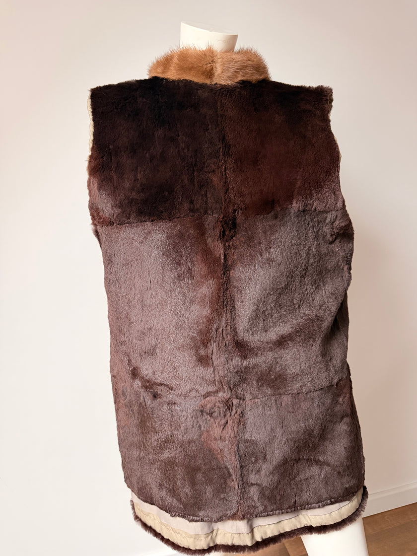 Fur Lined Parka Jacket - M-L