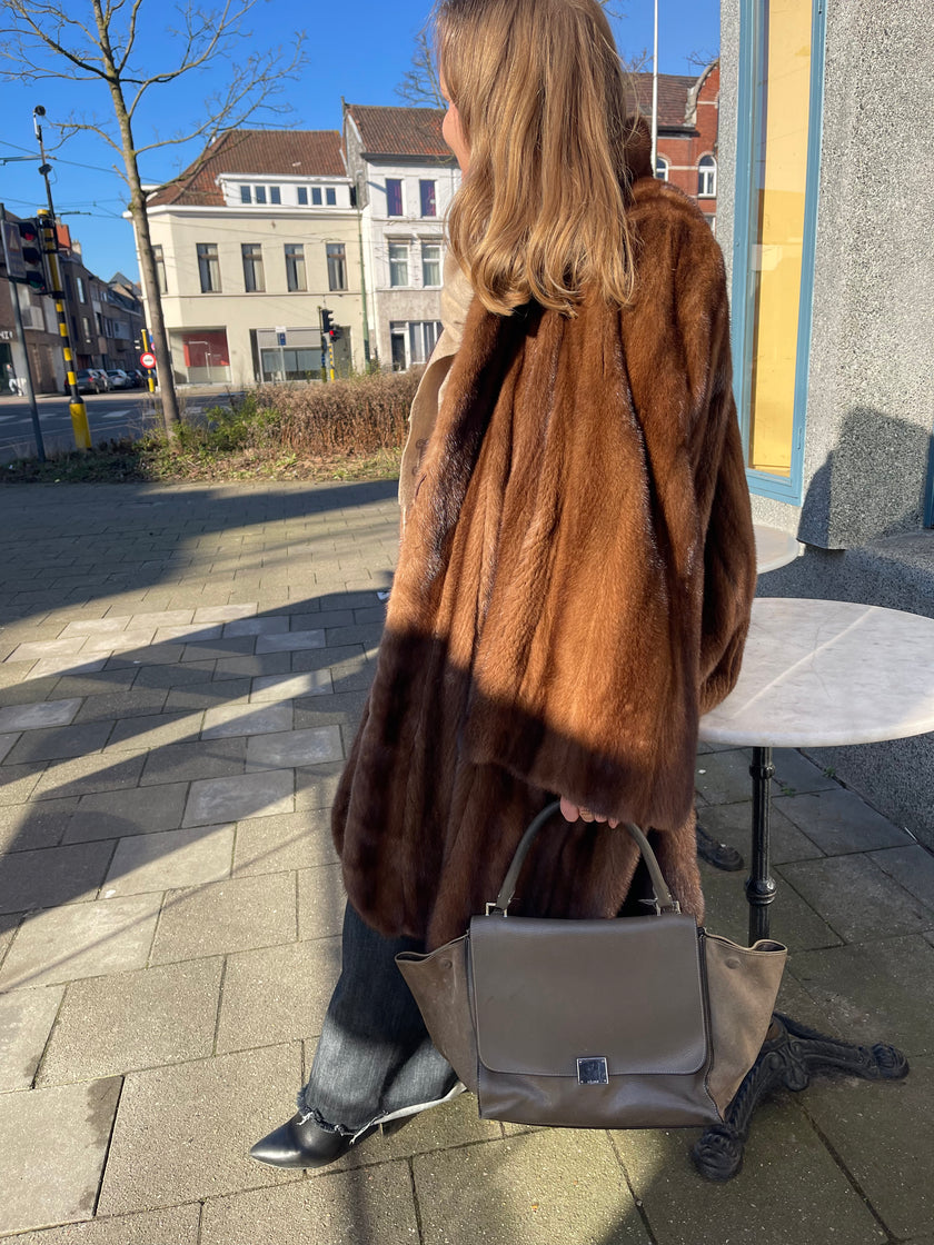 Carefully inspected vintage fur coats selected for quality and durability