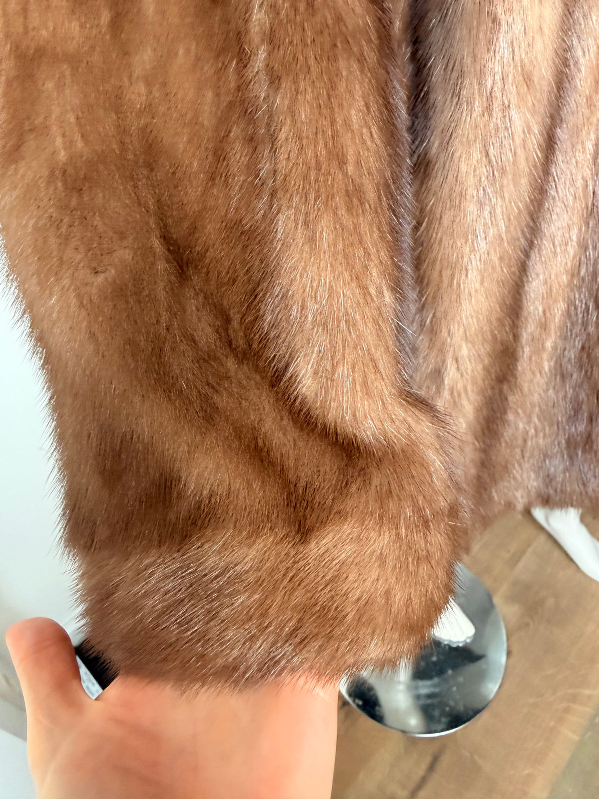 Saga Mink Fur Coat - L-4X