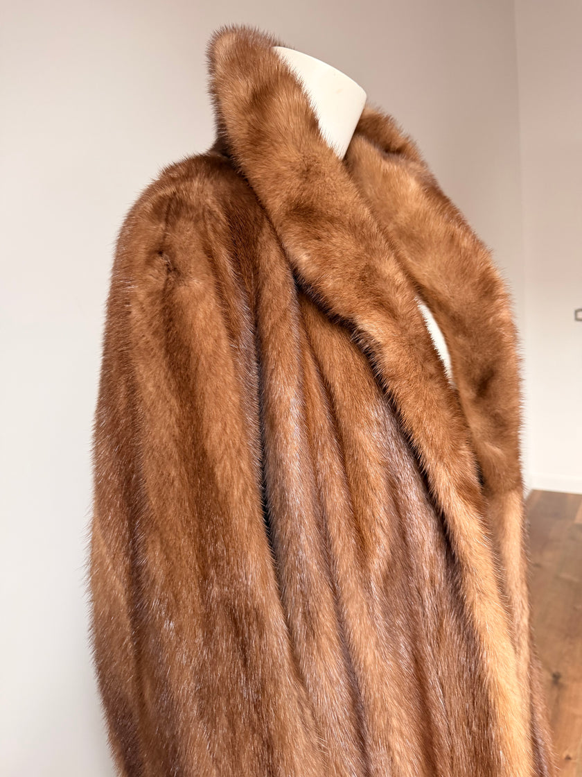 Saga Mink Fur Coat - L-4X