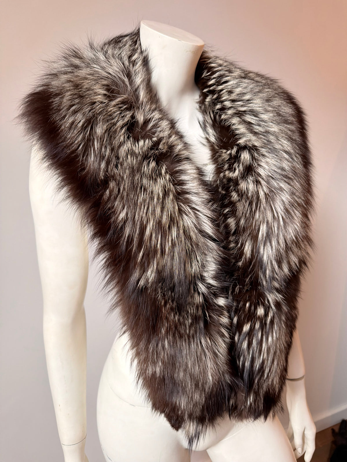 Silver Fox Fur Collar