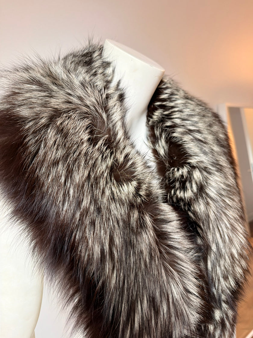 Silver Fox Fur Collar
