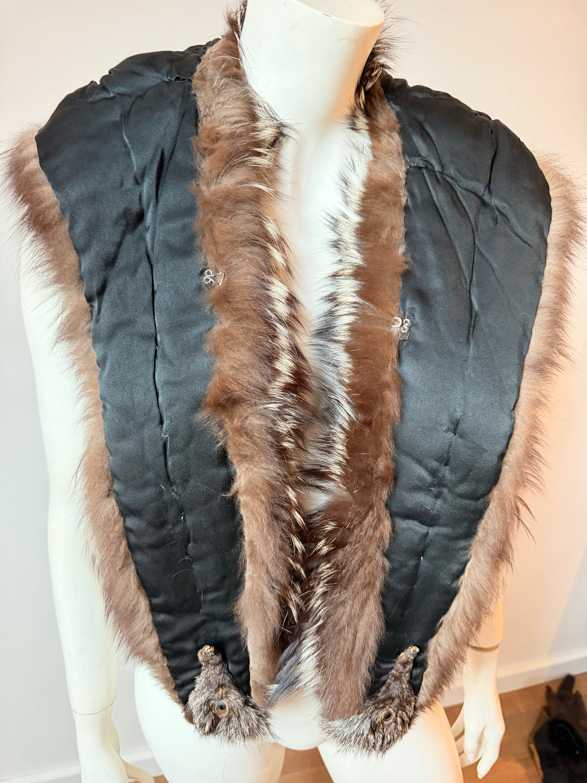 Silver Fox Fur Collar