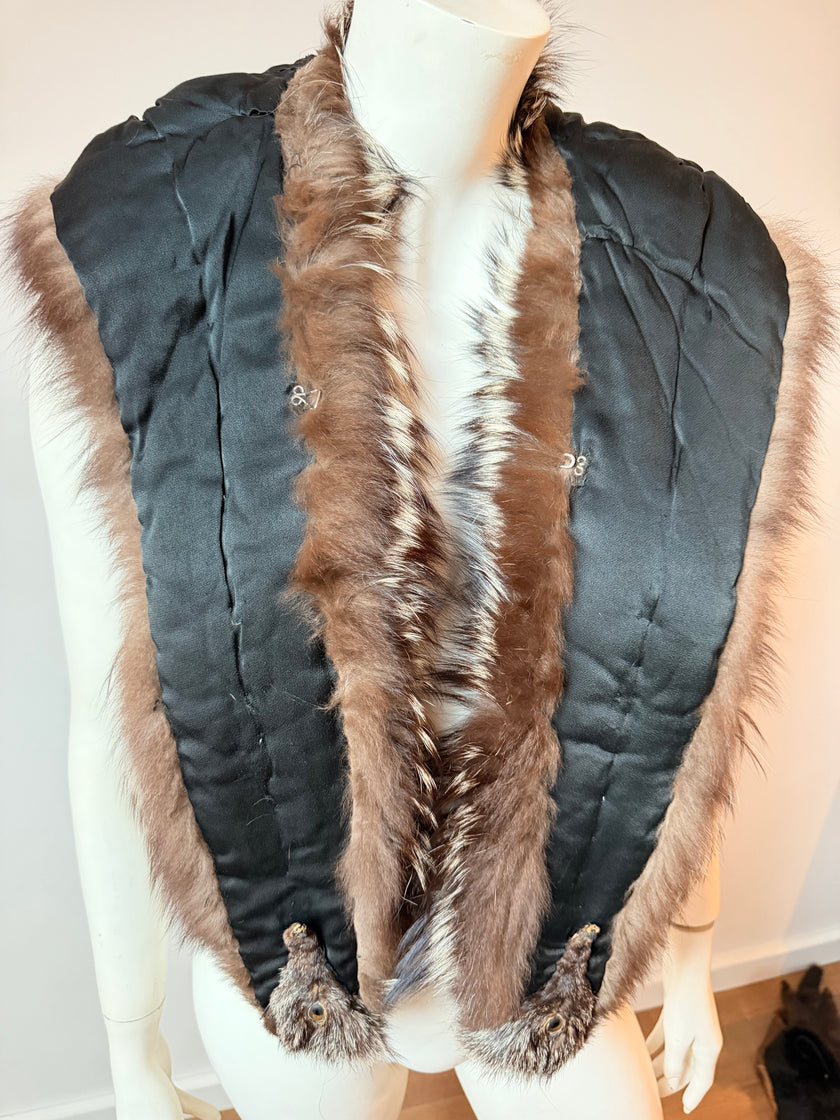 Silver Fox Fur Collar