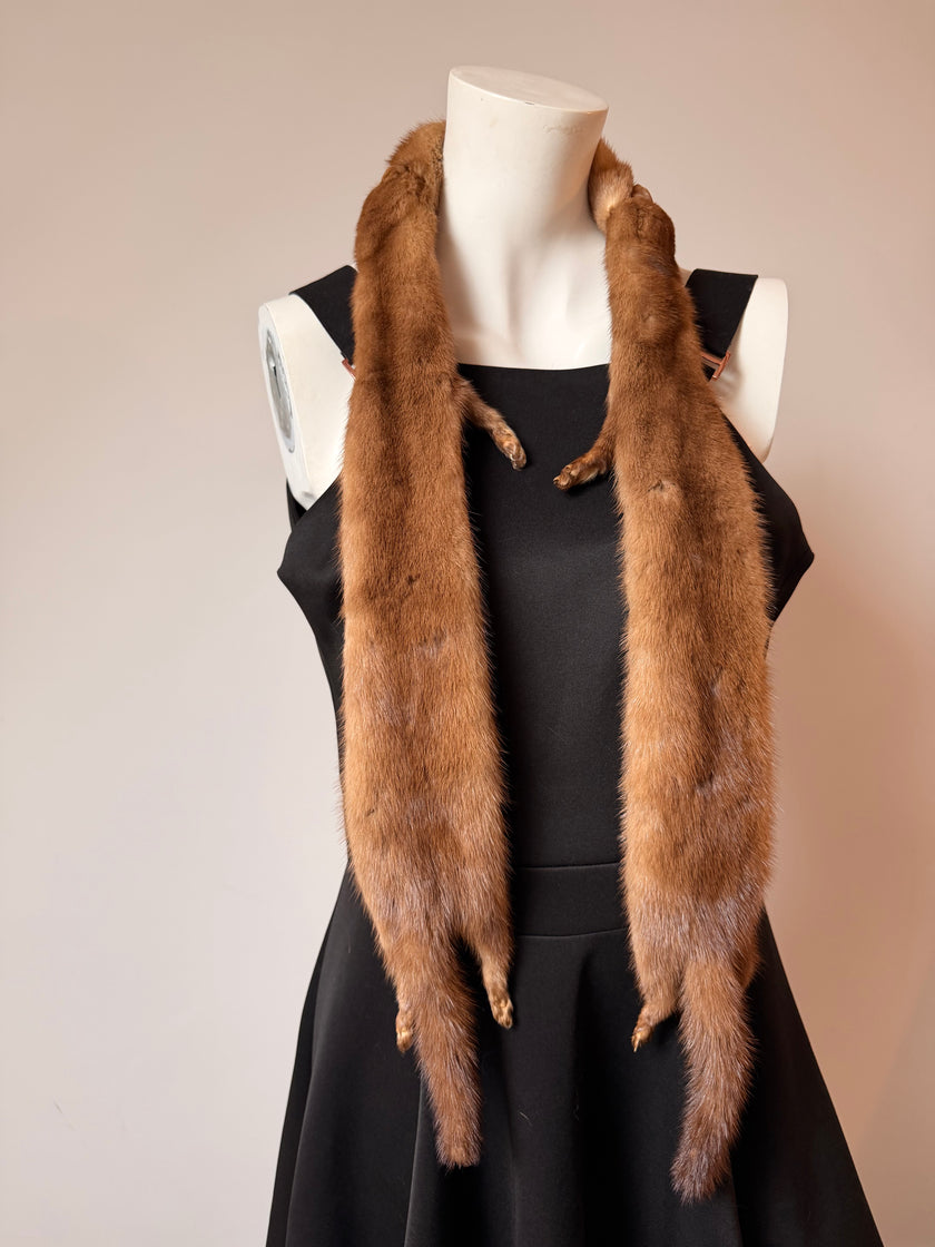 Pastel Mink Fur Stole