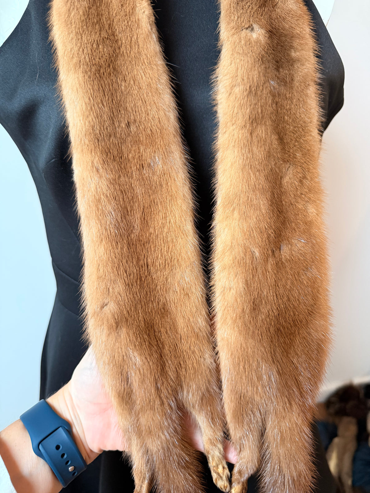 Pastel Mink Fur Stole