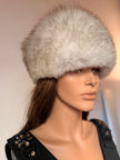 Blue Fox Fur Hat
