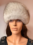 Blue Fox Fur Hat