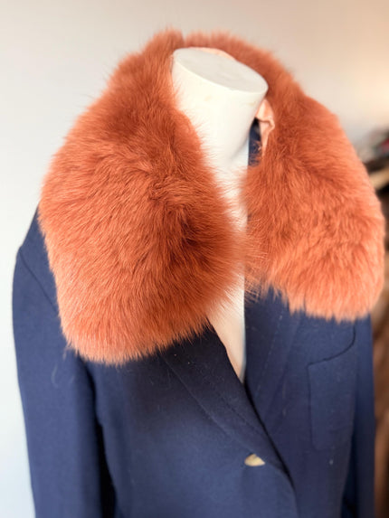 Vintage genuine fox fur collar sourced in Belgium