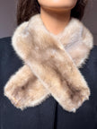 Sapphire Mink Fur Collar