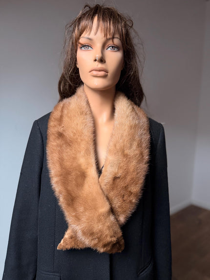 Pastel Mink Fur Collar