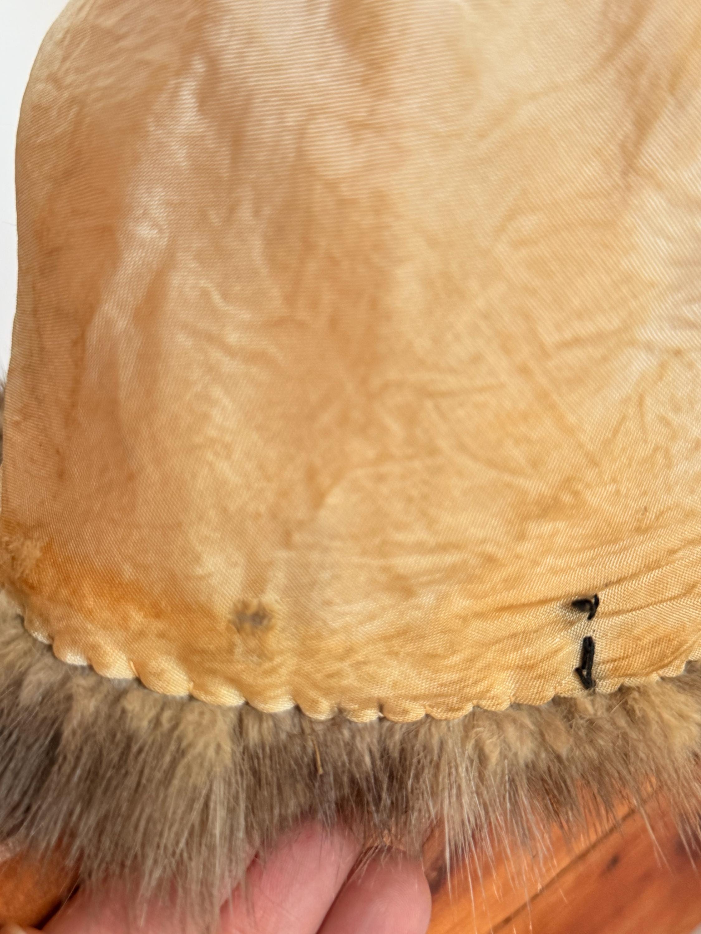 Sapphire Mink Fur Hat