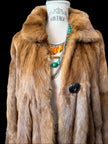 Brown Weasel Fur Cape