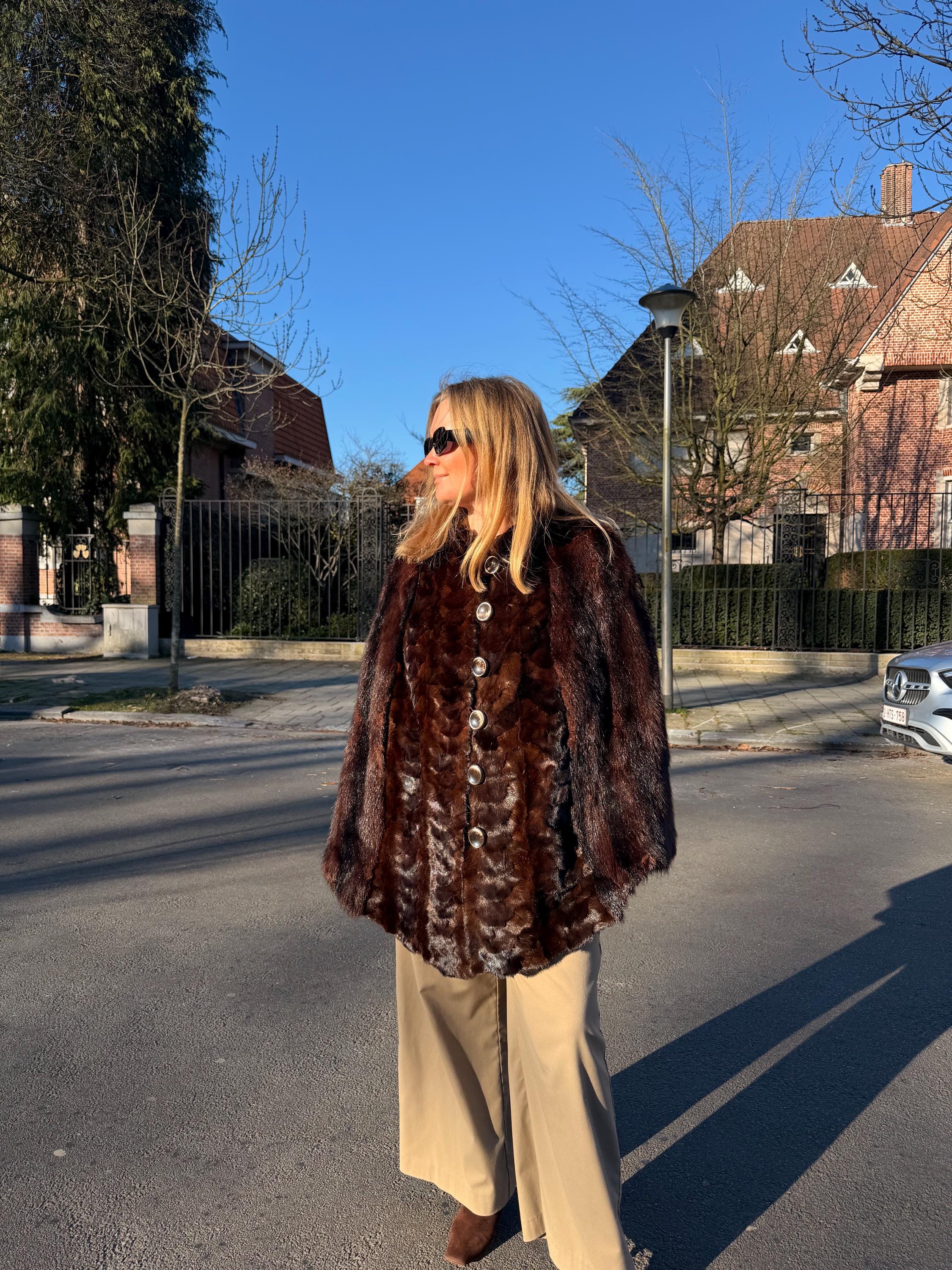 Mink Fur Cape