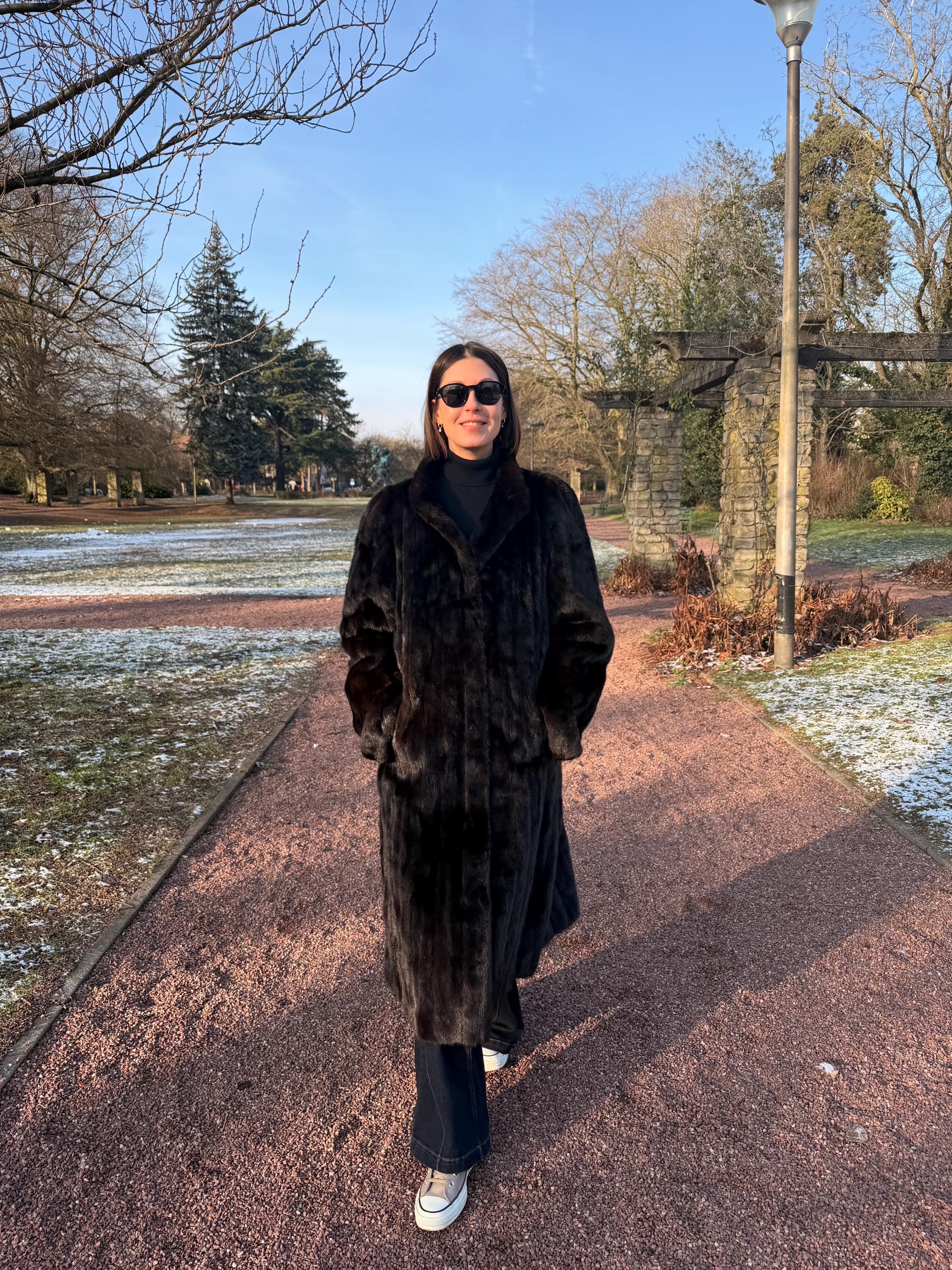 Full-Length Mink Coat - L-4XL