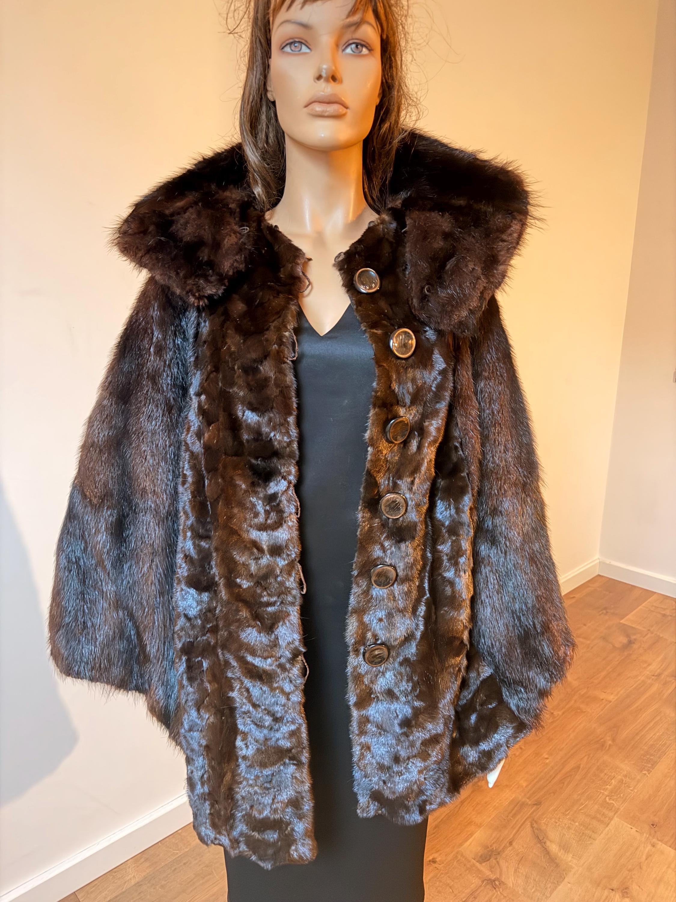 Mink Fur Cape