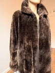 Sheared Beaver Fur Coat  - L-XL